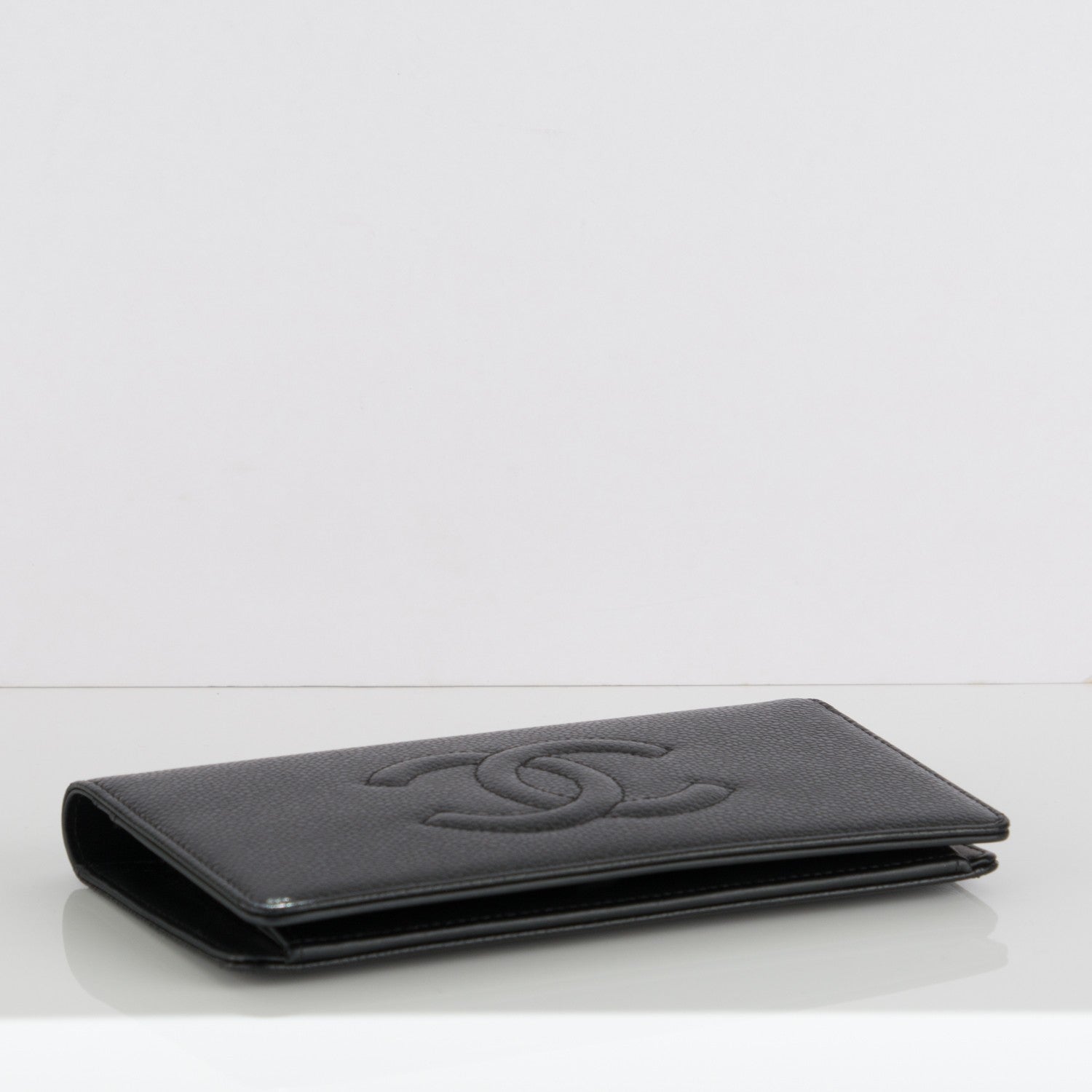Chanel Caviar Timeless CC Yen Wallet Black 4 of 8