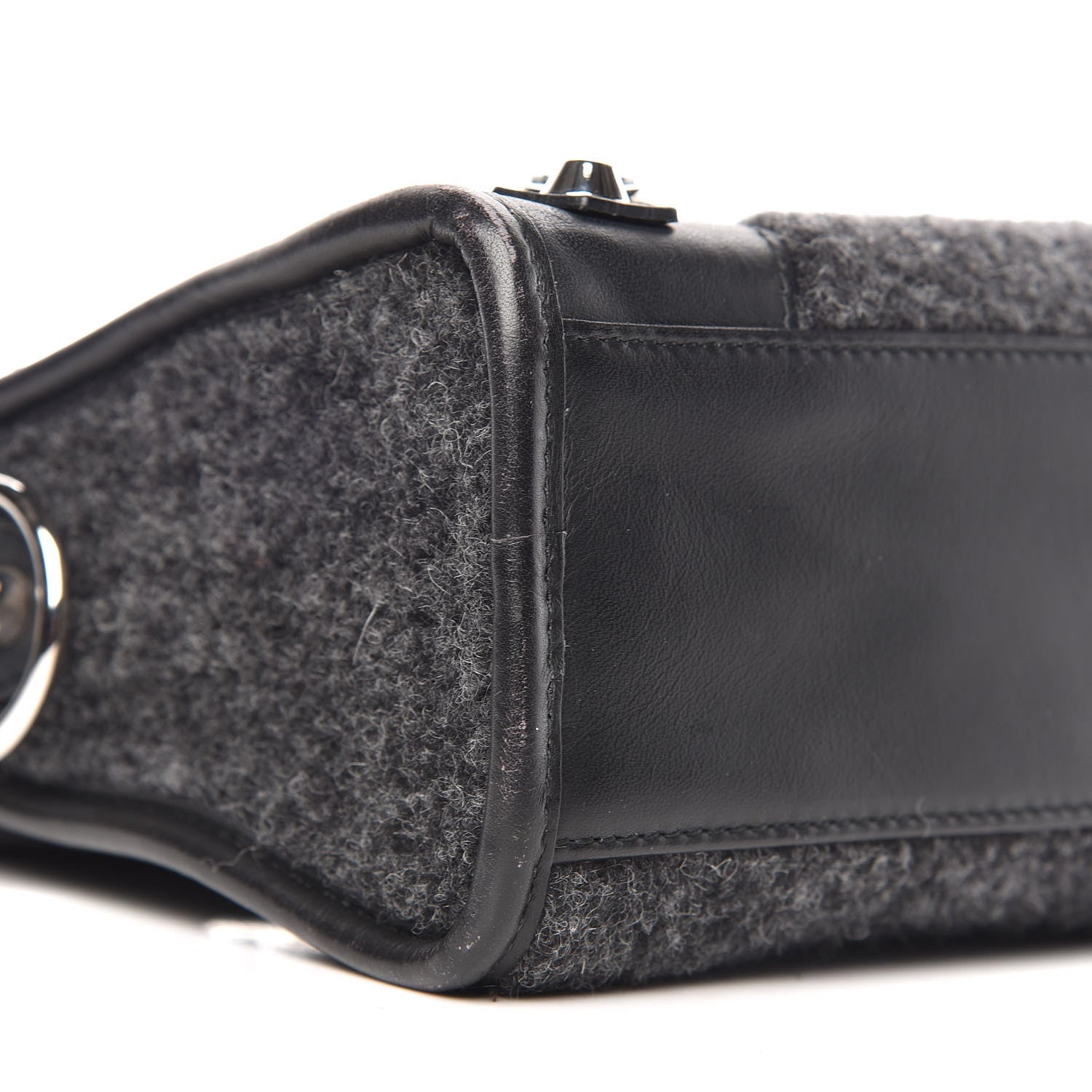 Balenciaga Alpaca Calfskin Classic Silver Hardware Mini City Black 9 of 15