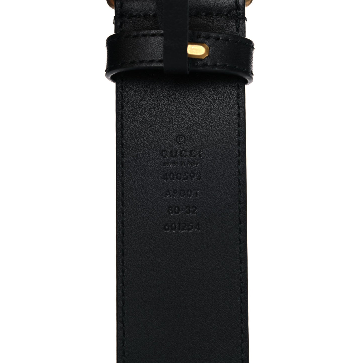 Calfskin Double G 40mm Belt 80 32 Black