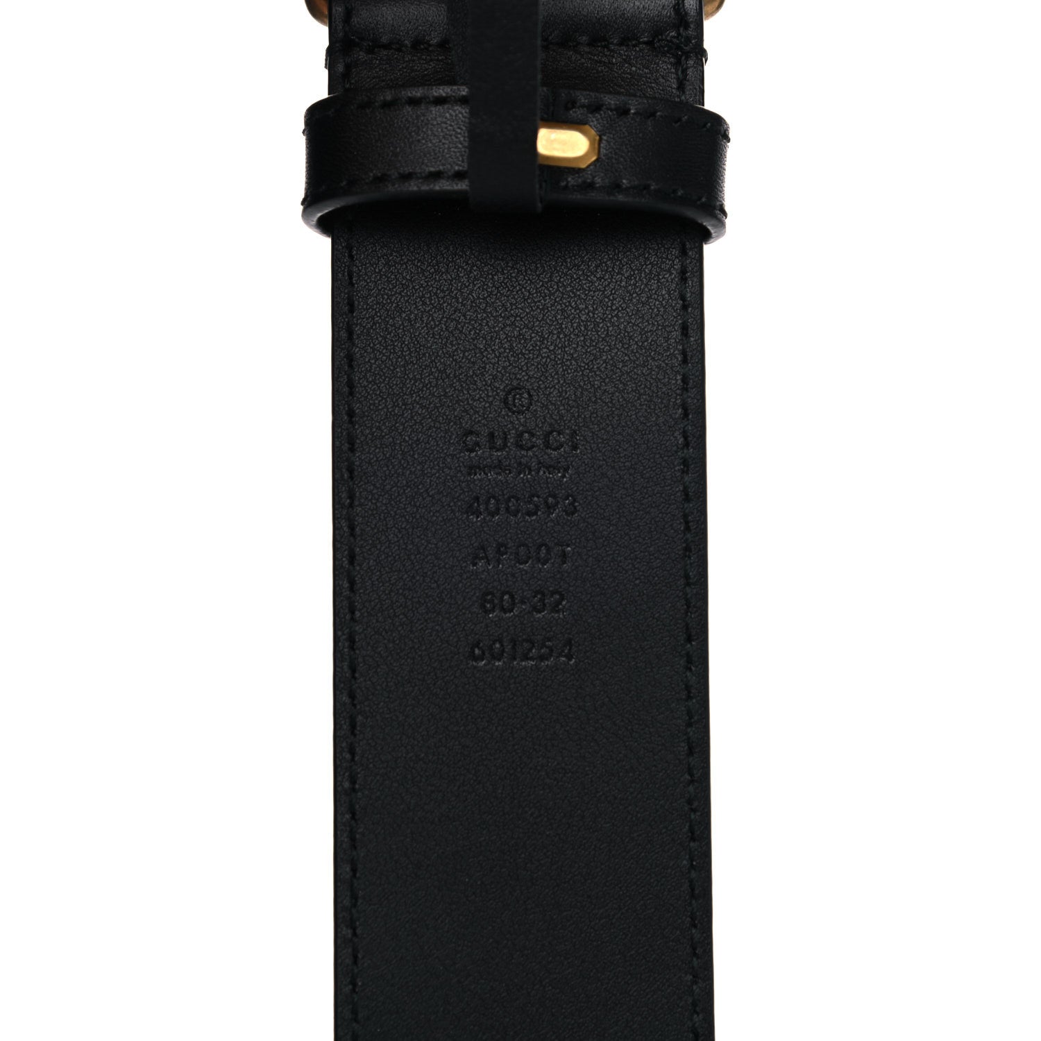Gucci Calfskin Double G 40mm Belt 80 32 Black 3 of 7