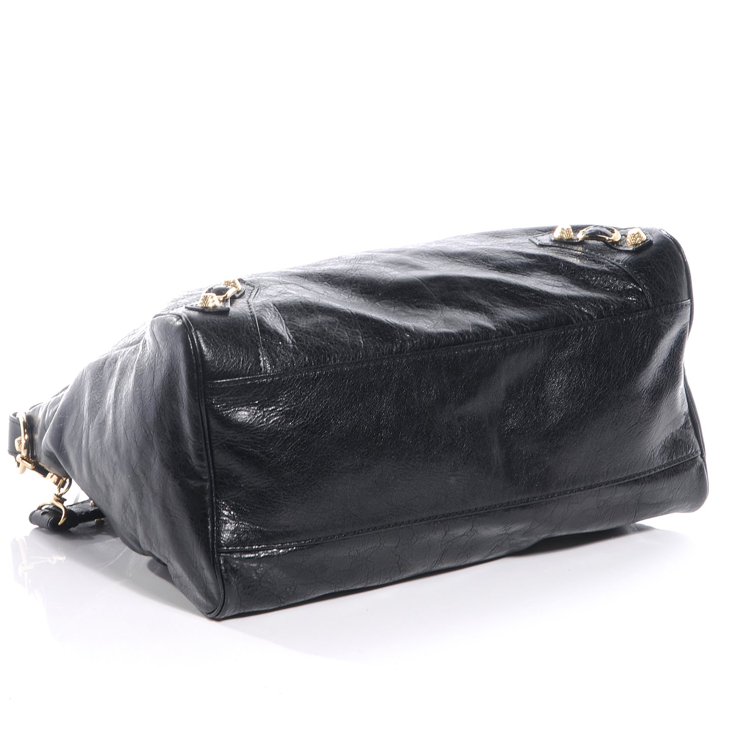 Agneau Giant 12 Gold Hardware Velo Black