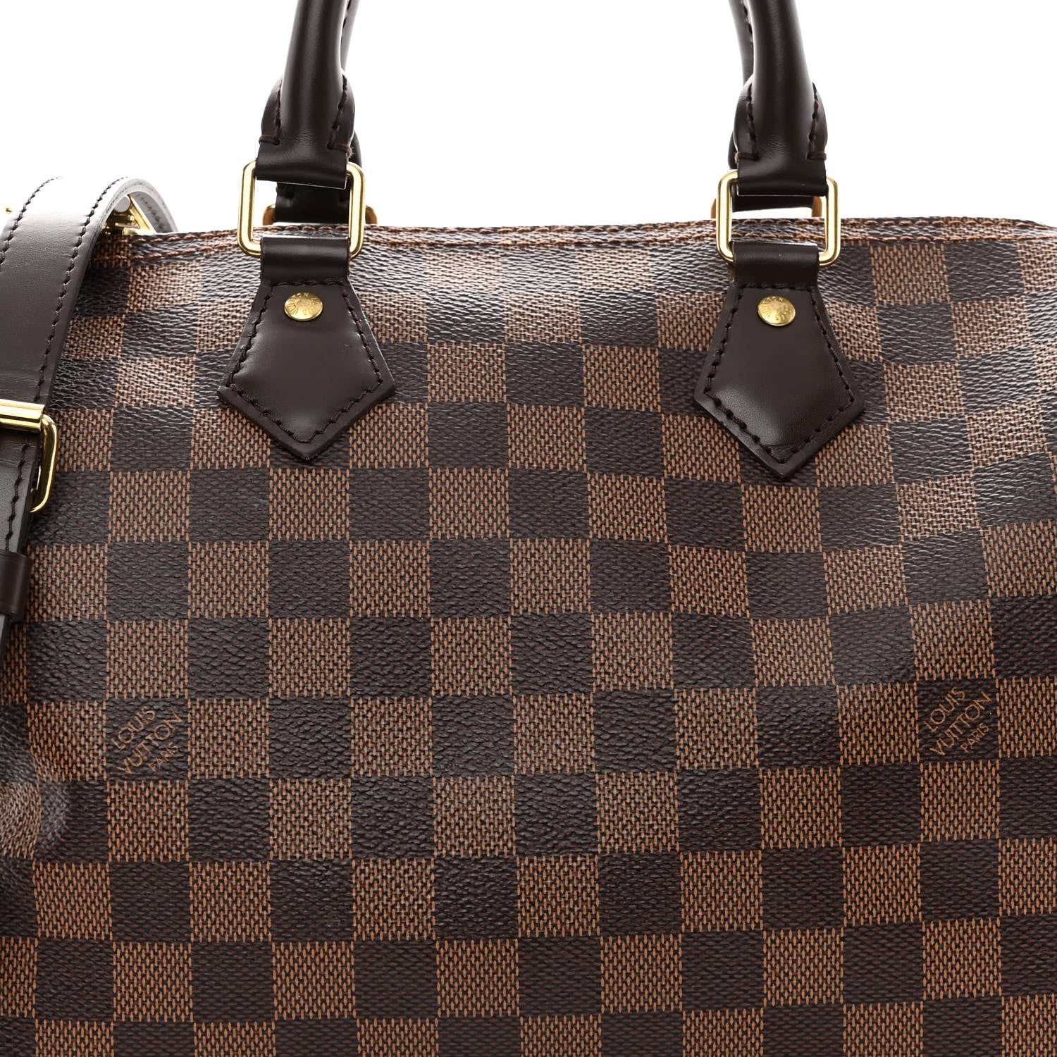 Louis Vuitton Damier Ebene Speedy Bandouliere 25 7 of 10