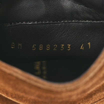 Saint Laurent Suede Otterproof Miles 30 Buckle Boots 41 Land 8 of 9