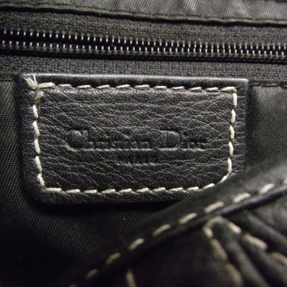 Christian Dior Leather Saddle Bag 7 of 9