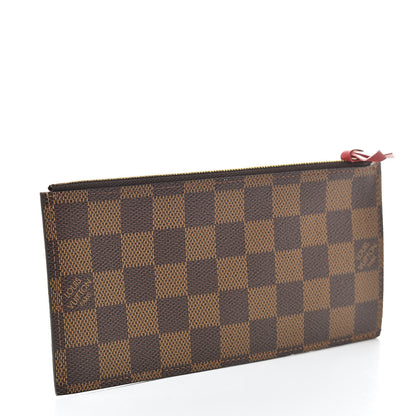 Louis Vuitton Damier Ebene Felicie Chain Wallet Zippered Insert 3 of 6