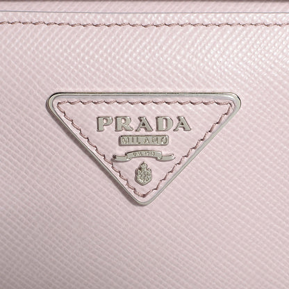 Prada Saffiano Cuir Small Twin Tote Mughetto 12 of 12