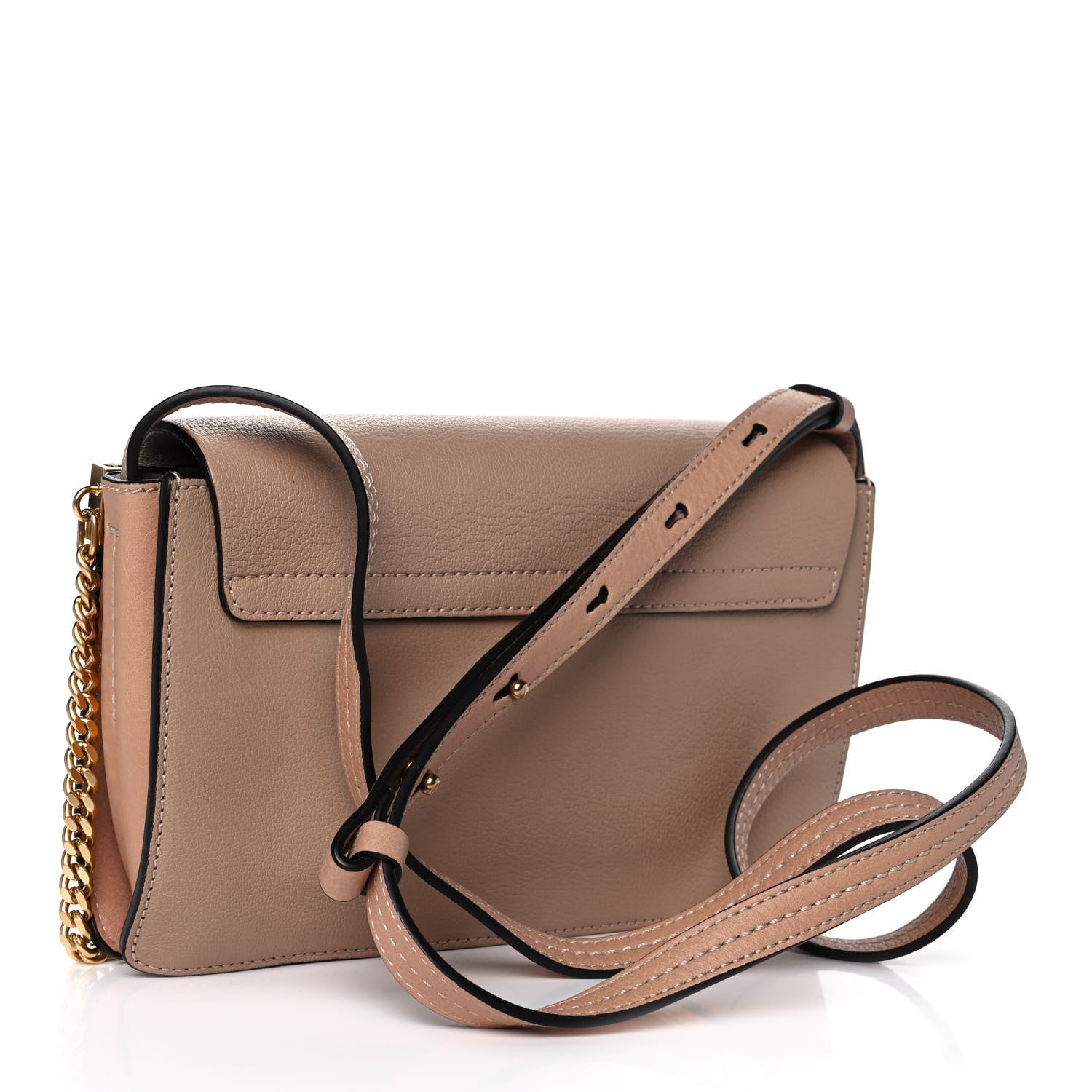 Chloe Goatskin Small Faye Shoulder Bag Biscotti Beige 3 of 9