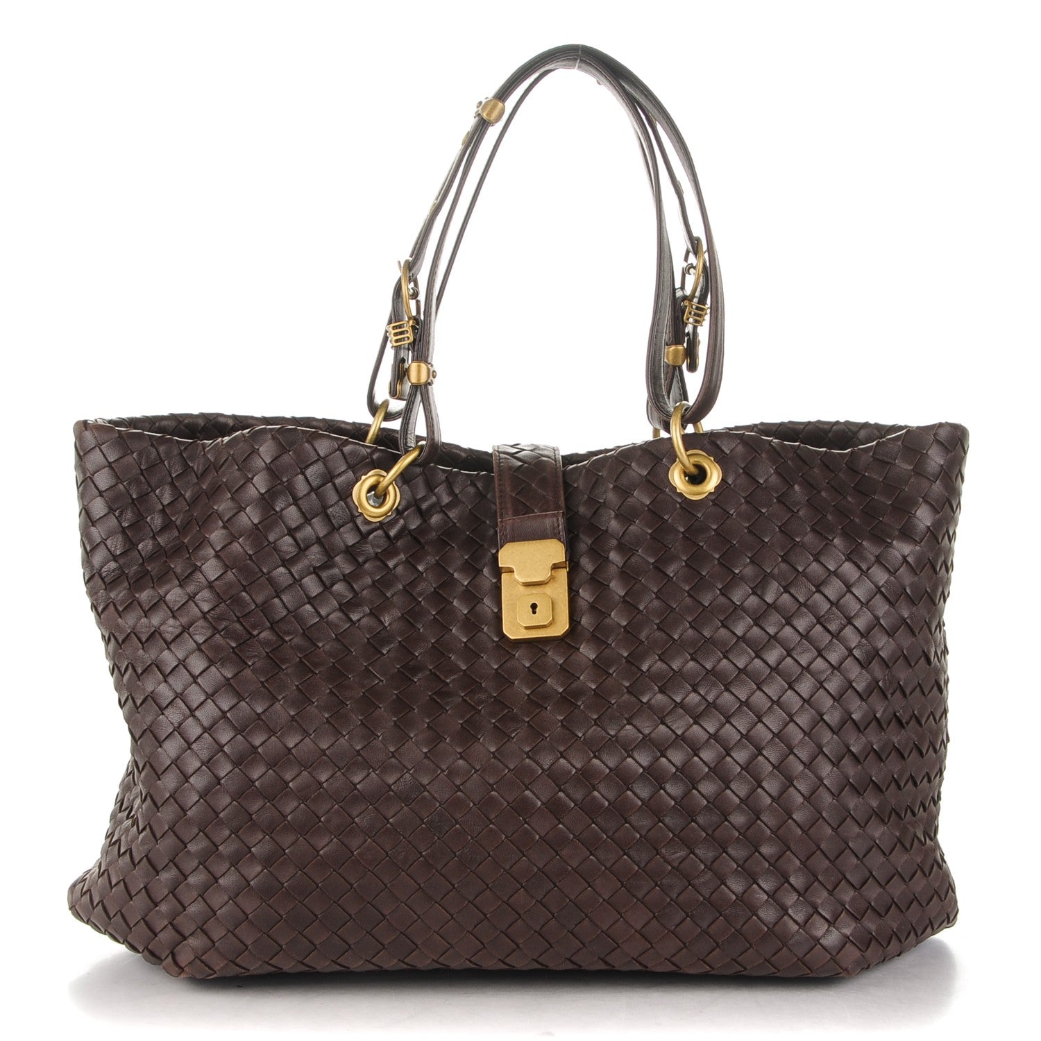 Bottega Veneta Nappa Intrecciato Large Capri Tote Ebano 1 of 8