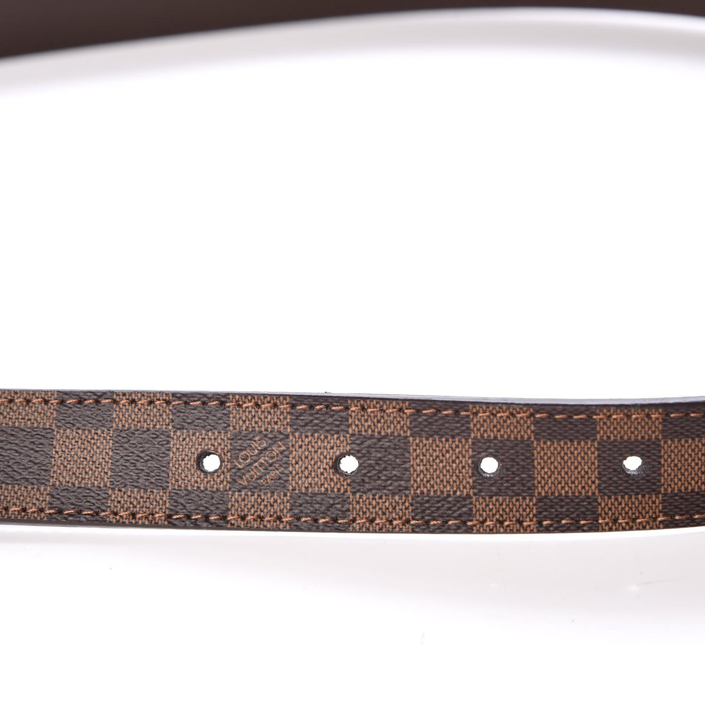 Mini Damier Ebene 25mm LV Initiales Belt 90 36
