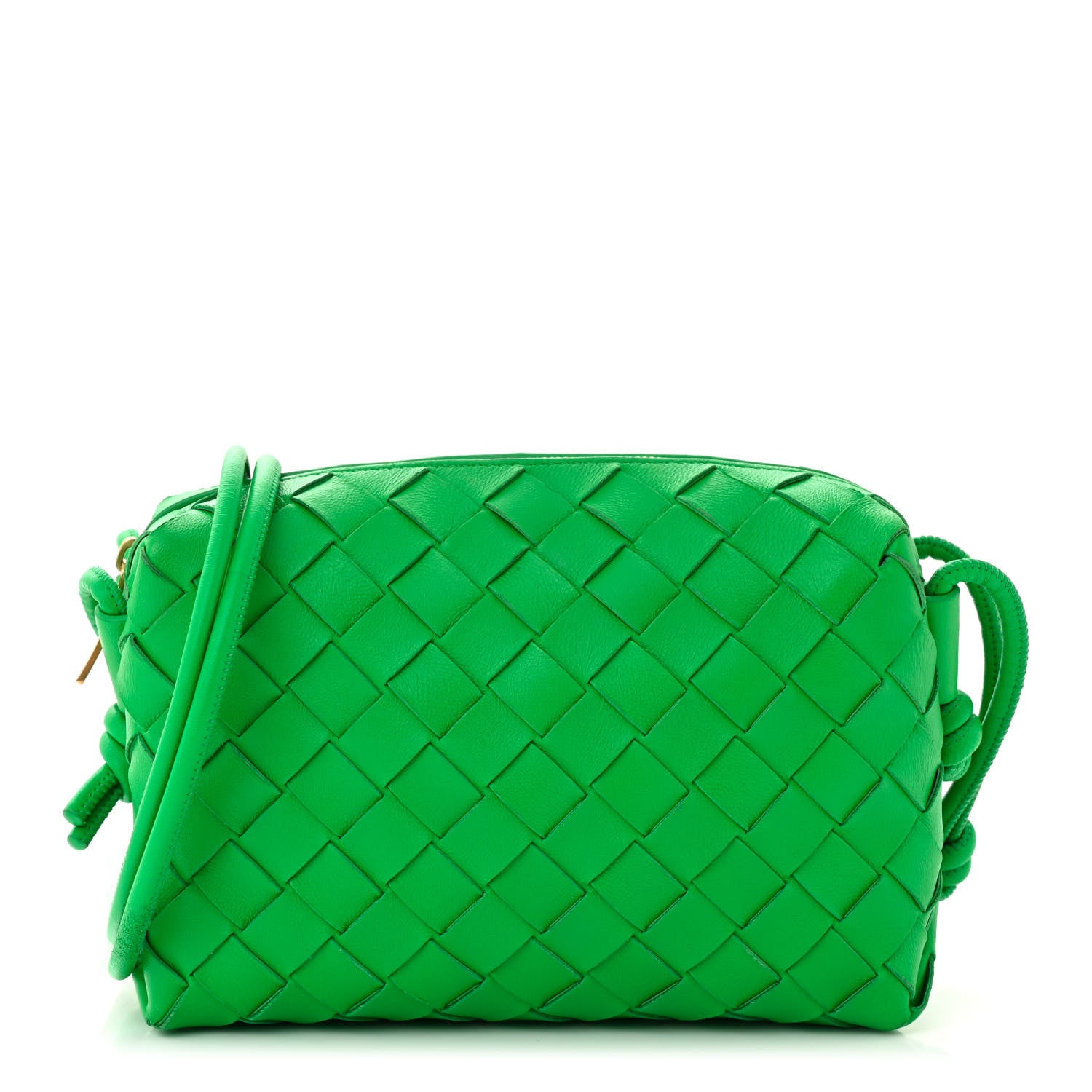 Bottega Veneta Nappa Intrecciato Mini Loop Camera Bag Parakeet 1 of 9