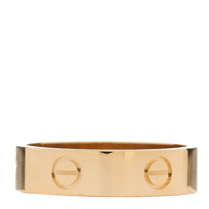 Cartier 18K Yellow Gold 5.5mm LOVE Ring 61 9.5 3 of 4