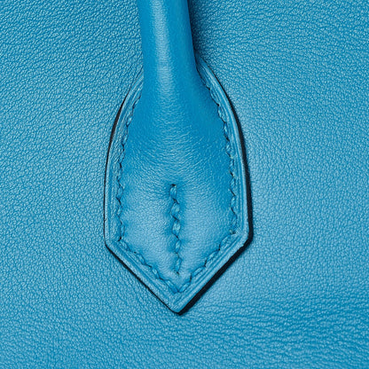 Hermes Swift Birkin 25 Bleu Zanzibar 30 of 35
