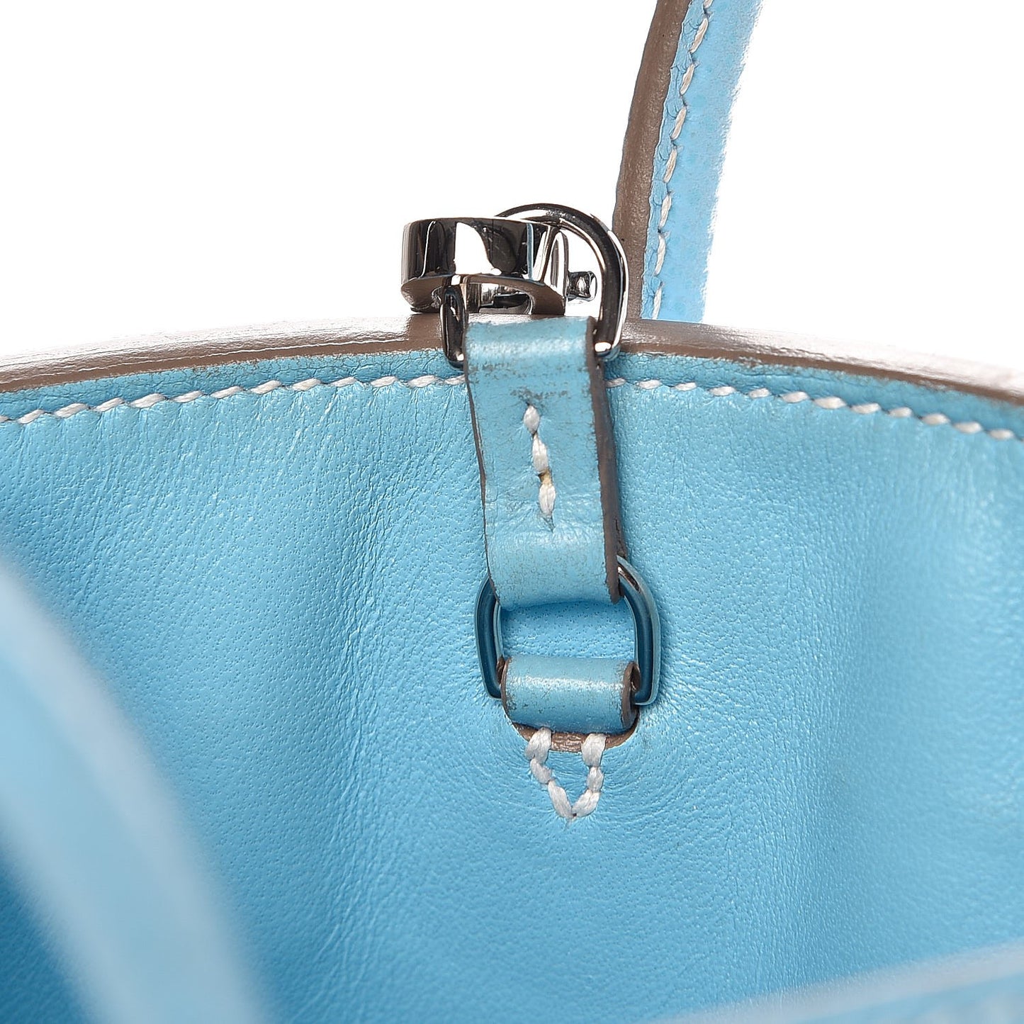Epsom Micro Birkin 15 Celeste