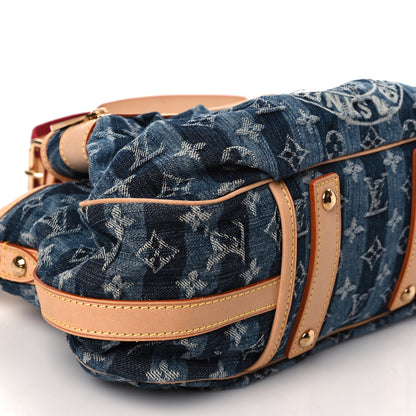 Louis Vuitton Denim Raye Porte Epaule MM 9 of 10