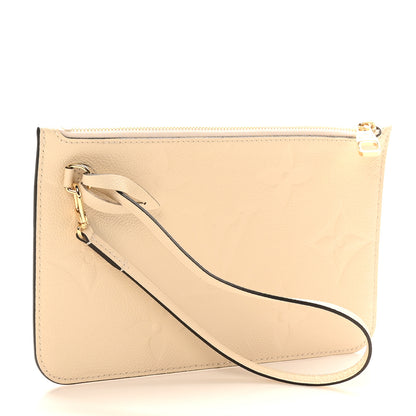 Louis Vuitton Empreinte Monogram Giant Neverfull MM Pochette Cream 3 of 6