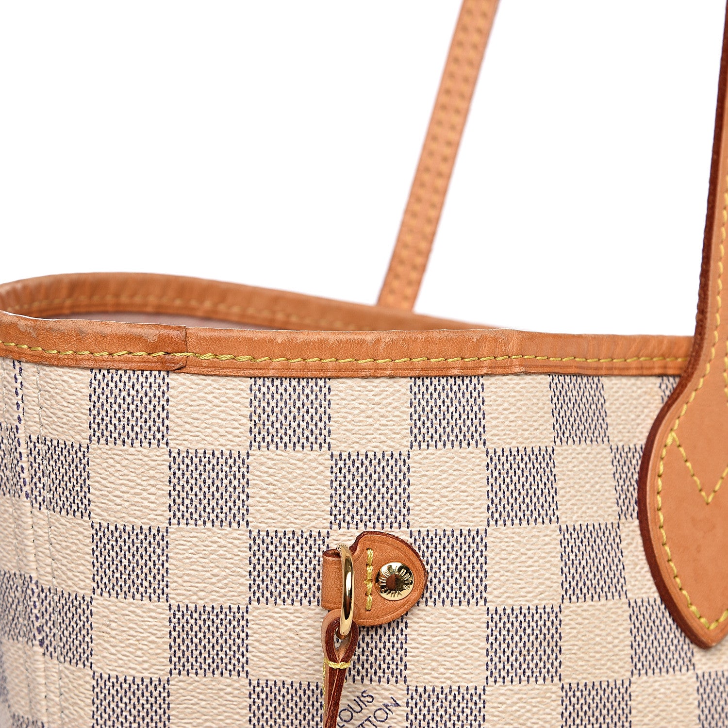 Louis Vuitton Damier Azur Neo Neverfull MM Rose Ballerine 14 of 19