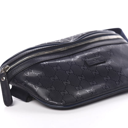 Gucci Imprime Monogram Belt Bag Navy 8 of 13