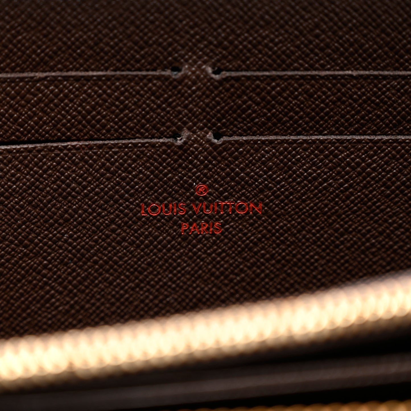 Damier Ebene Zippy Wallet