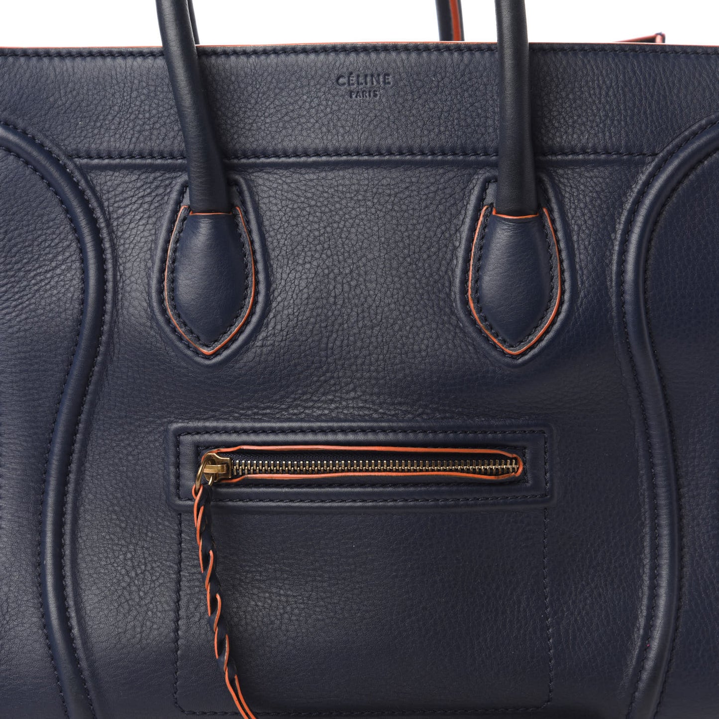 Supple Calfskin Medium Phantom Luggage Midnight