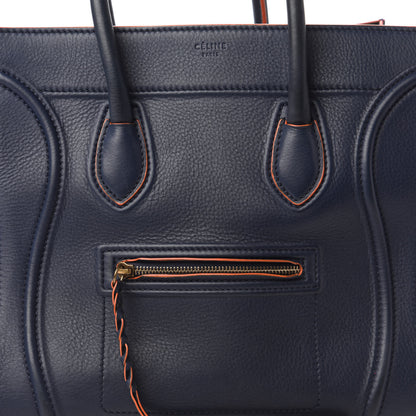 Celine Supple Calfskin Medium Phantom Luggage Midnight 9 of 10