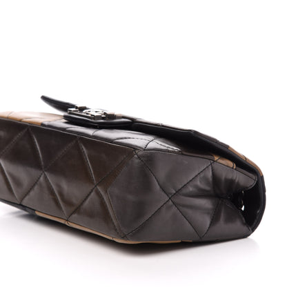 Chanel Lambskin Quilted Patchwork Boy Flap Brown 10 of 11