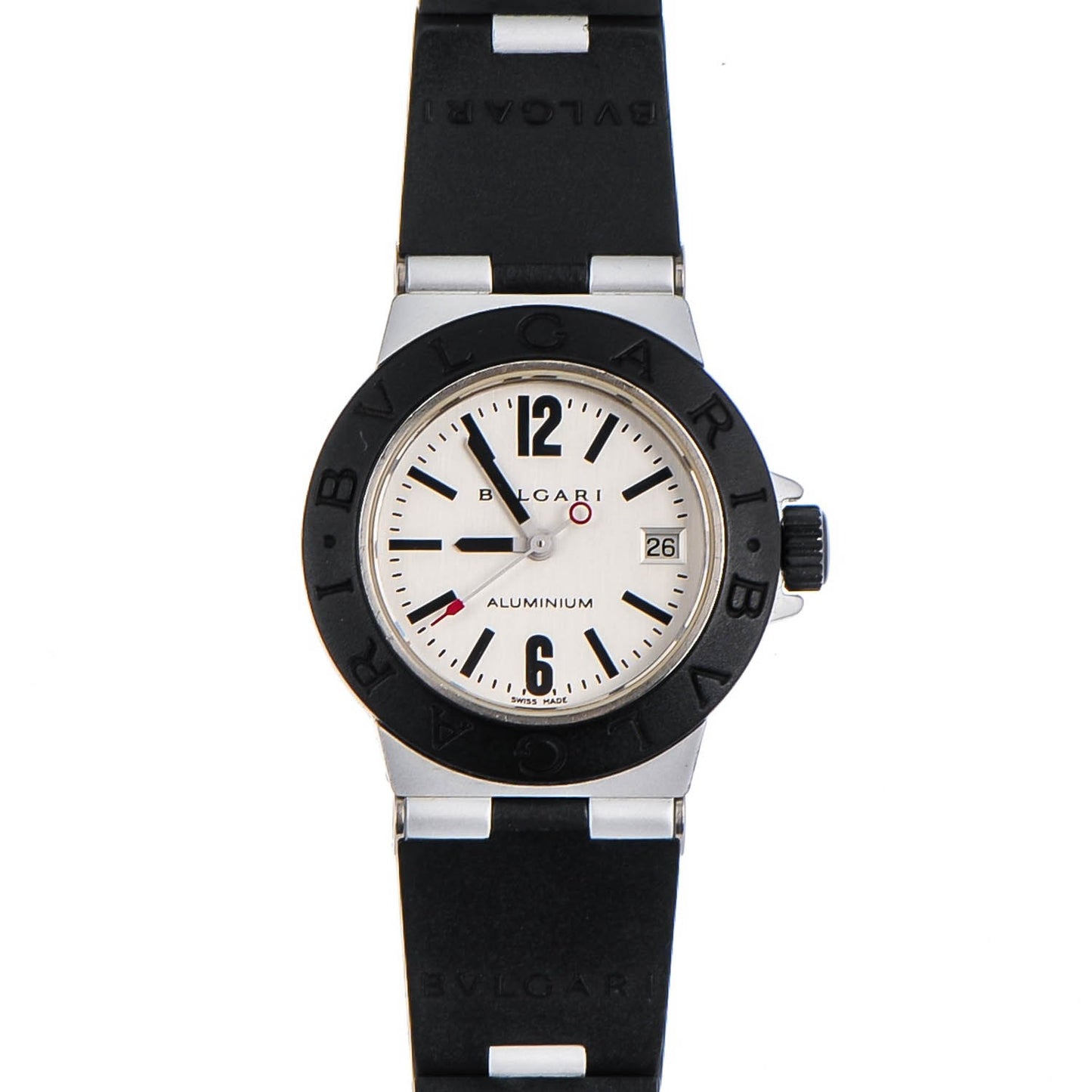 Aluminum Rubber 29mm Diagono Quartz Watch