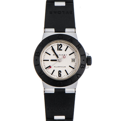 Bulgari Aluminum Rubber 29mm Diagono Quartz Watch 7 of 11