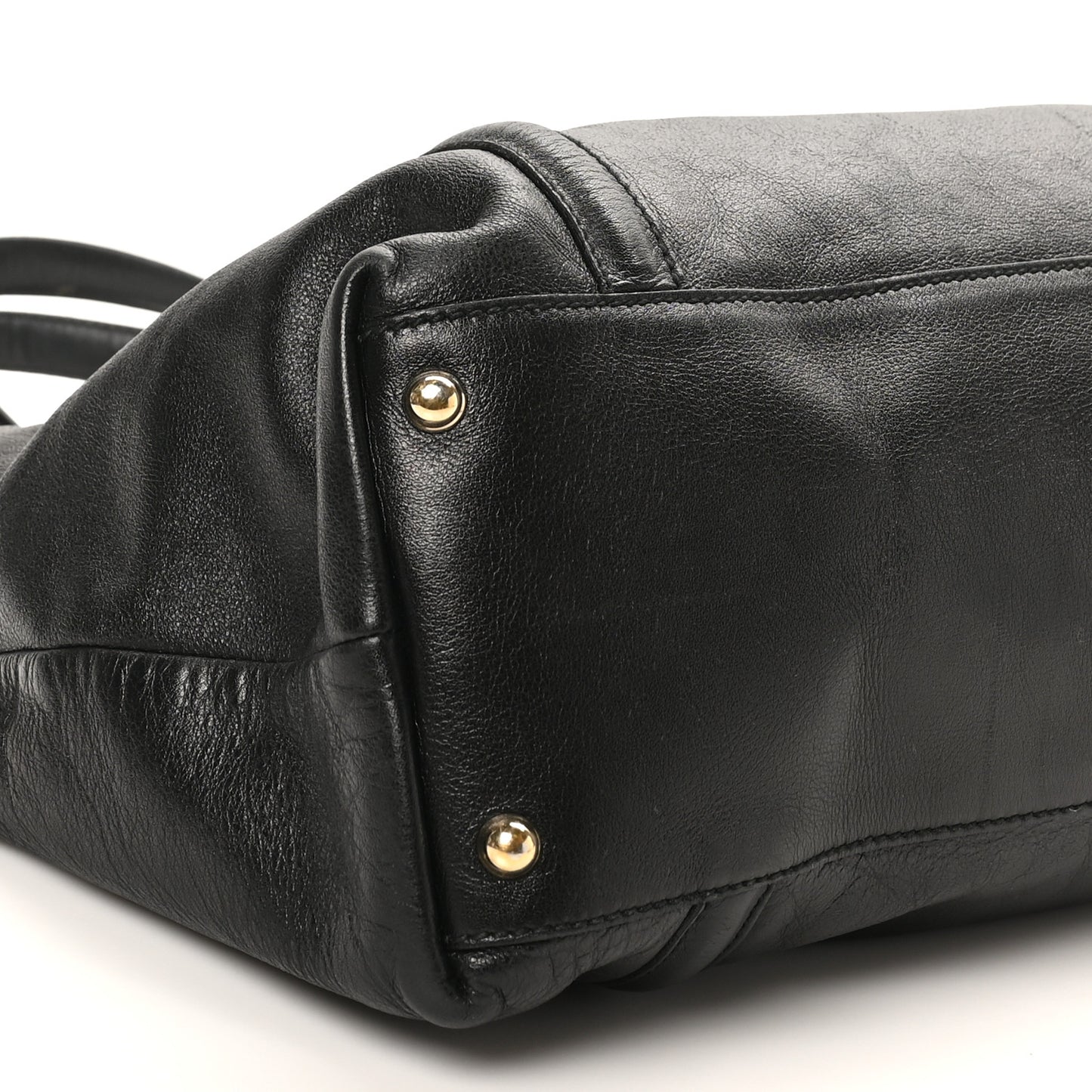 Calfskin Medium Britt Tote Black