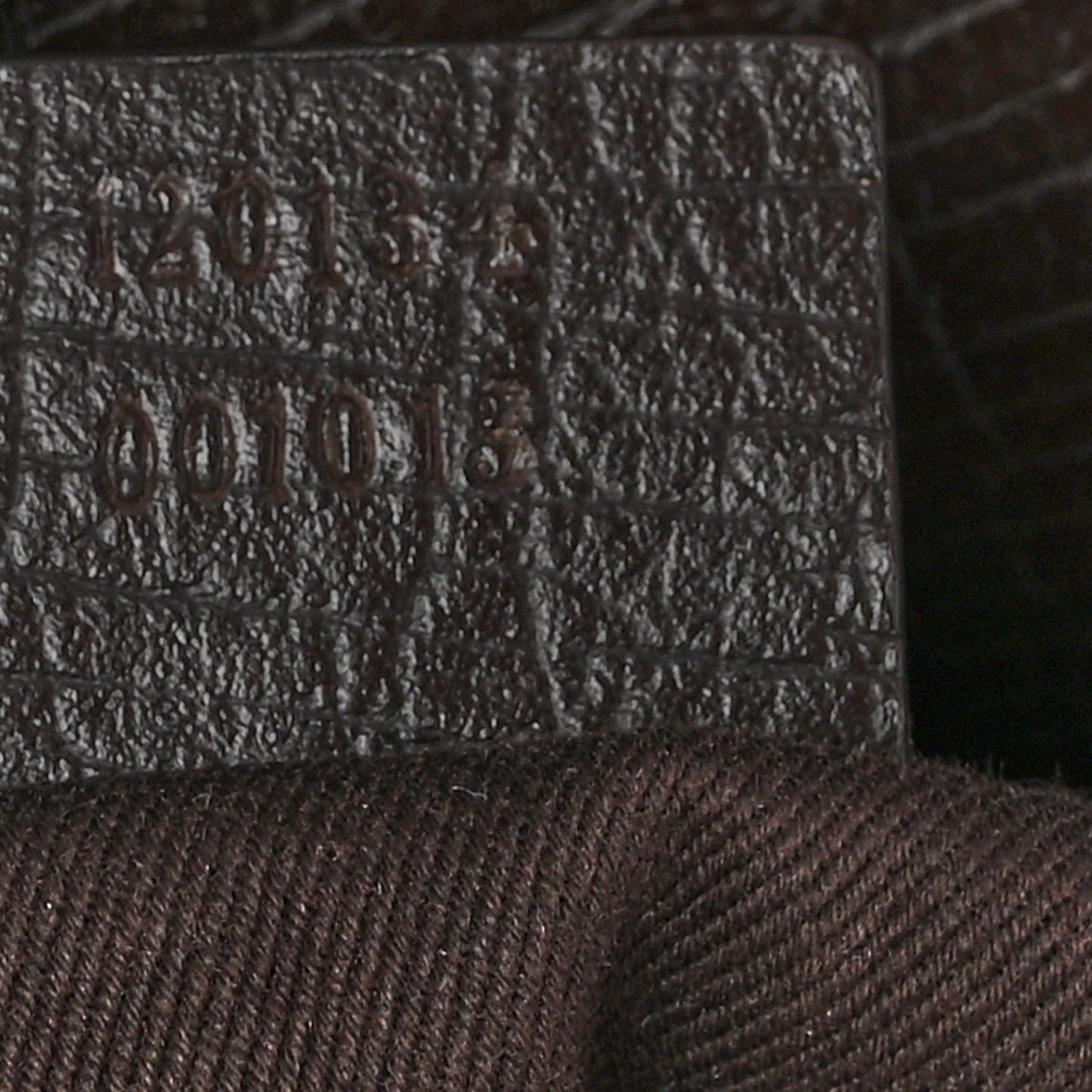 Monogram Horsebit Clutch Dark Brown