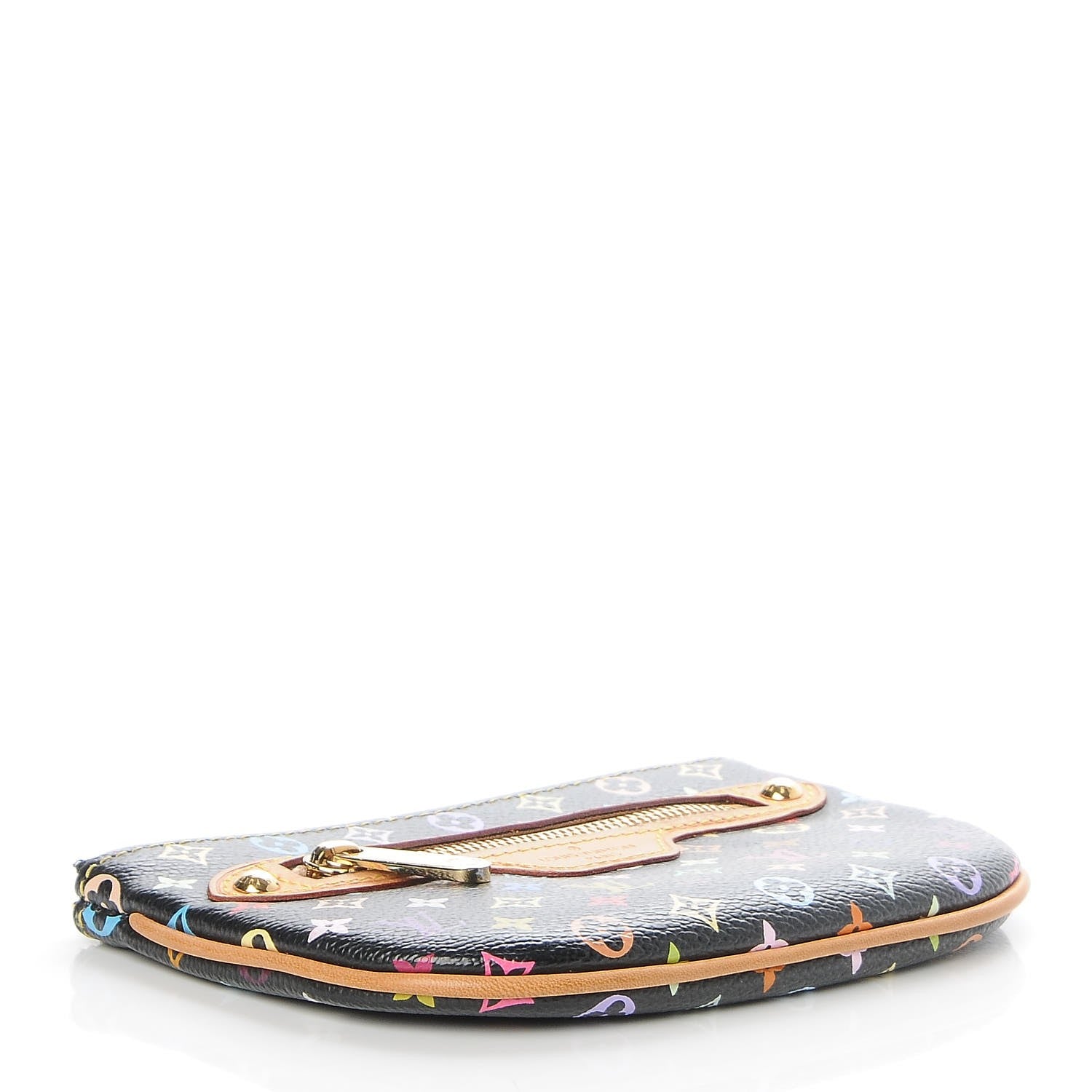 Louis Vuitton Monogram Multicolor Pochette Plate MM Black 4 of 8