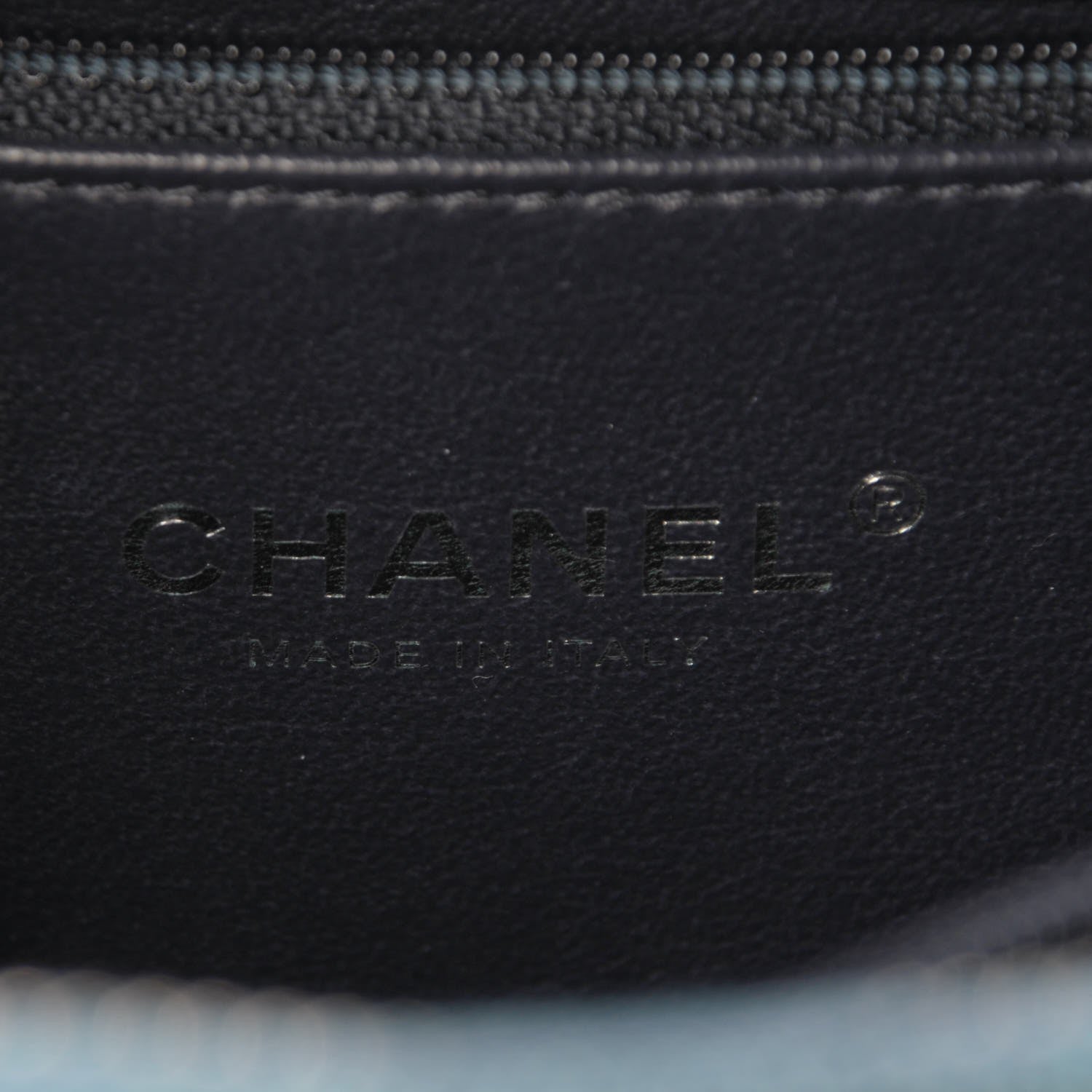Chanel Iridescent Caviar Quilted Medium CC Filigree Vanity Case Dark Turquoise 6 of 8