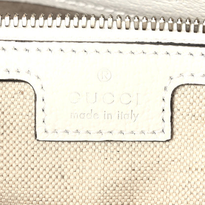 Gucci Caflskin GG Supreme Monogram Medium Backpack White 5 of 10