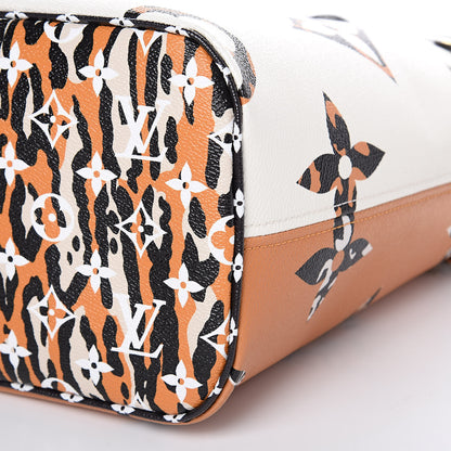 Louis Vuitton Monogram Giant Jungle Neverfull MM Ivory 10 of 10