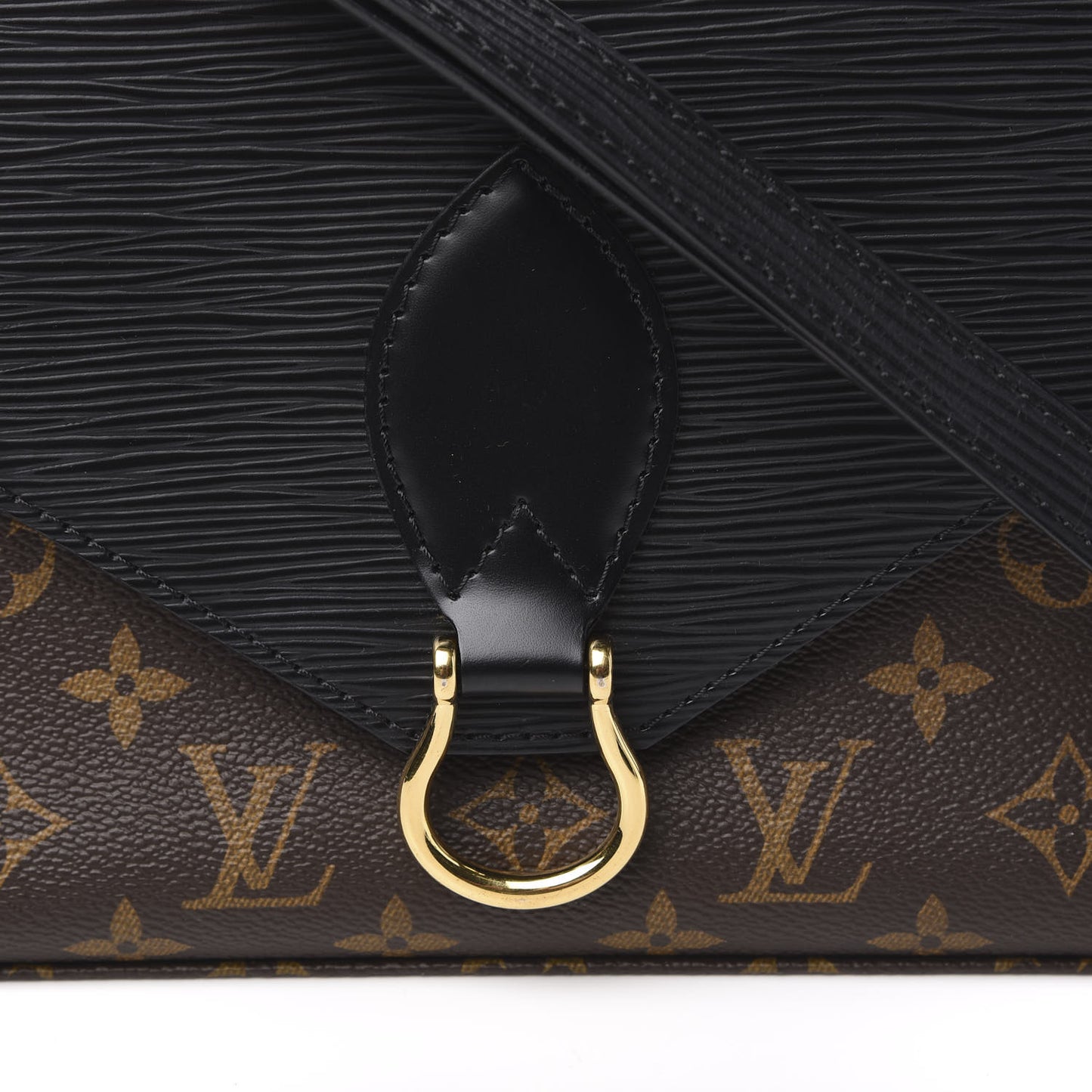 Epi Monogram Saint Michel Black