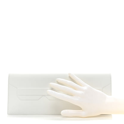 Hermes Swift Shadow Clutch 29 White 2 of 10