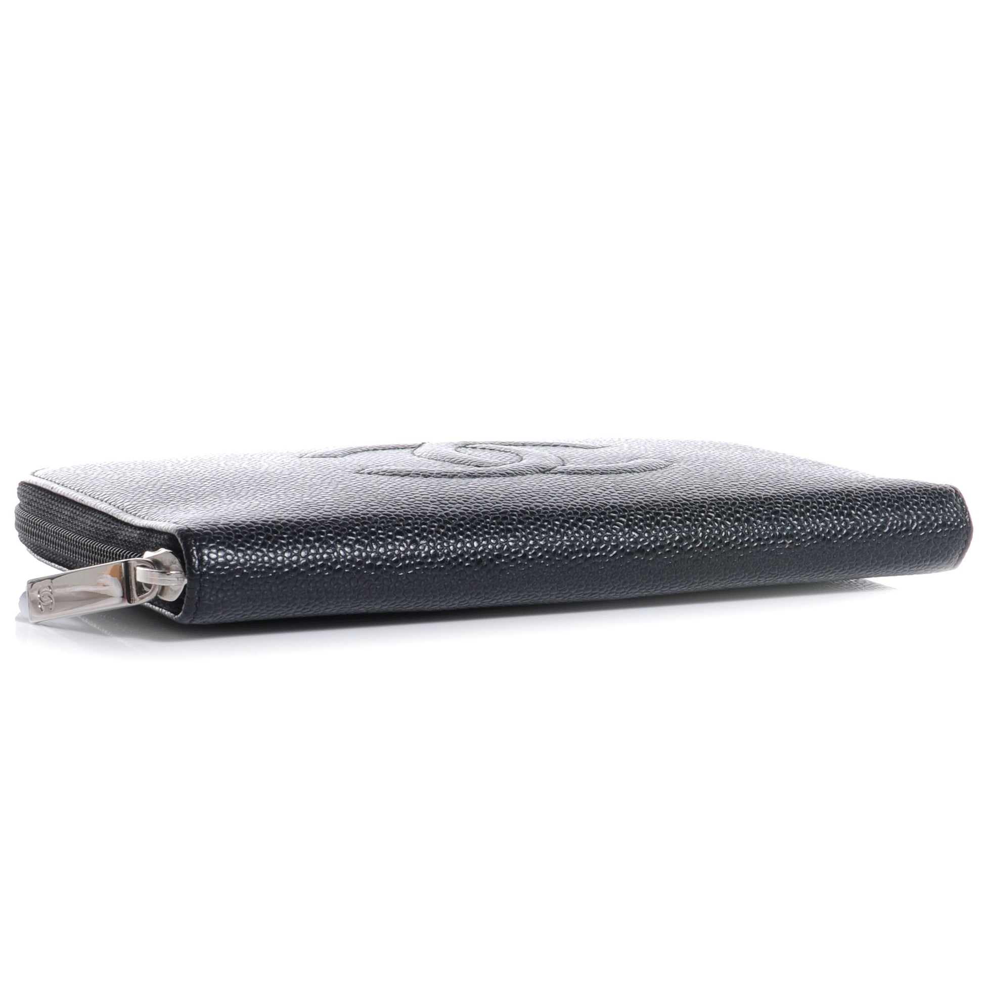 Chanel Caviar Large Zip CC Around Wallet Black 4 of 9