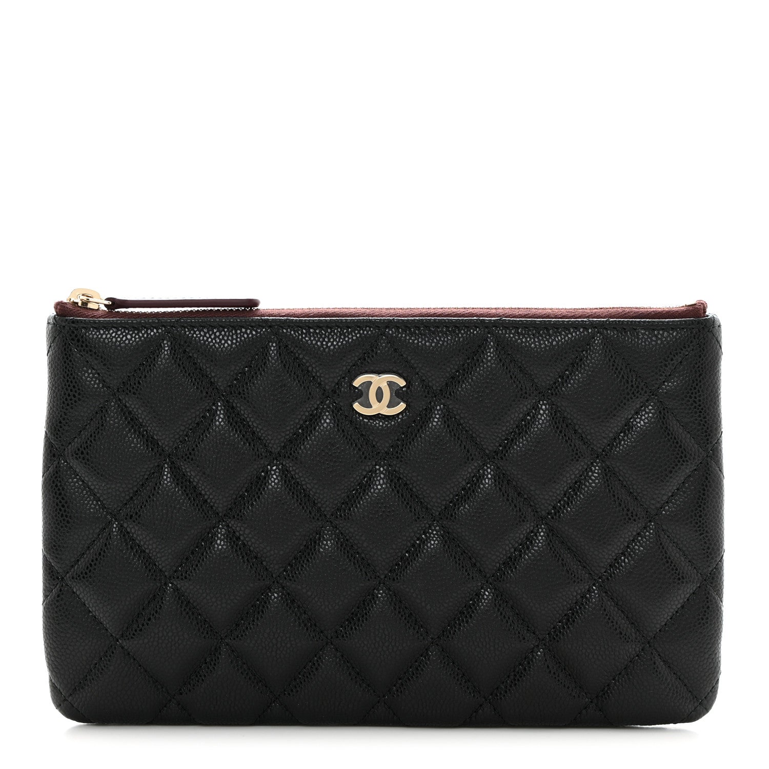 Chanel Caviar Quilted Small Zipped Pouch Black 1 of 8
