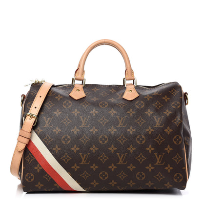 Louis Vuitton Monogram My LV Heritage Speedy Bandouliere 35 Ivoire Rouge 1 of 9