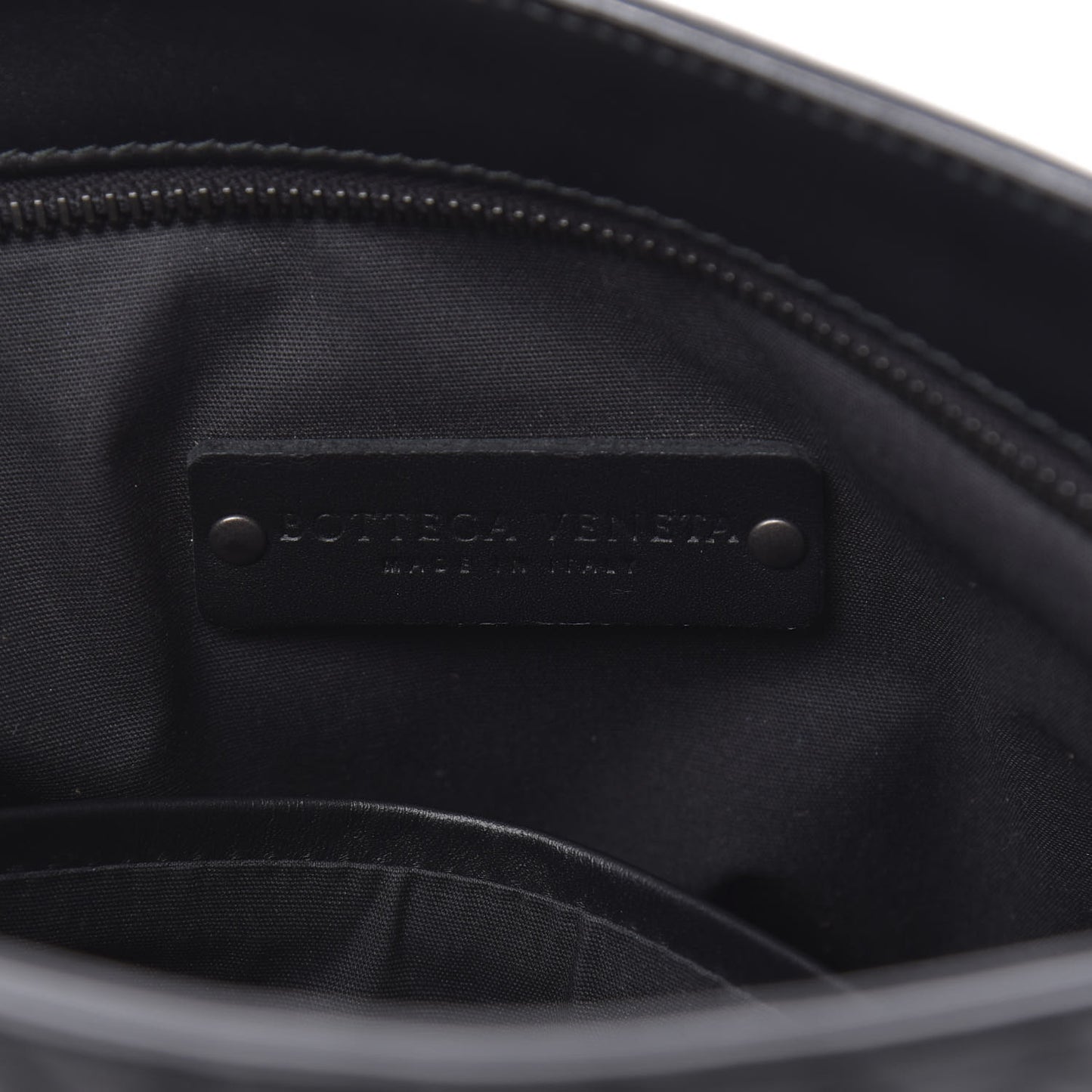 Nappa Intrecciato VN Crossbody Messenger Bag Black
