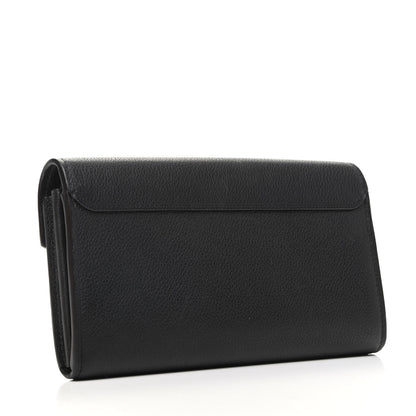 Louis Vuitton Soft Calfskin My Lockme Wallet Black 3 of 7