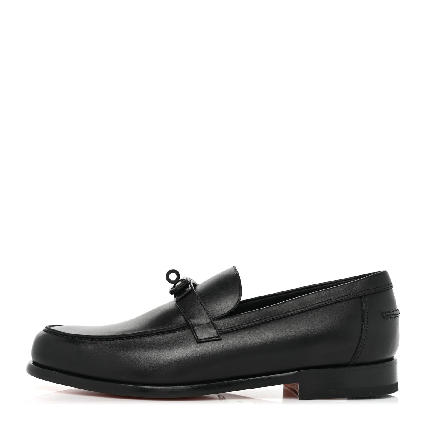 Calfskin Mens Destin Loafer 43 Black