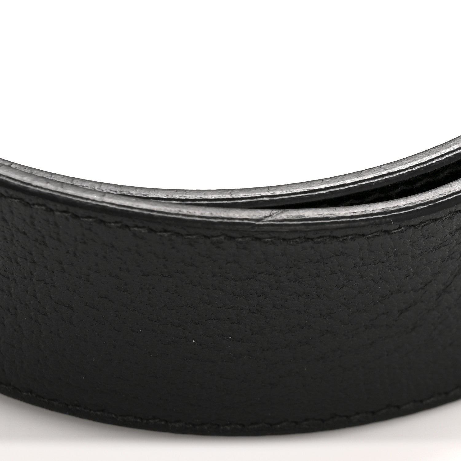 Gucci Textured Calfskin Double G Belt 90 36 Black 6 of 7