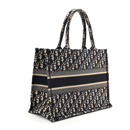 Christian Dior Oblique Medium Book Tote Blue Multicolor 3 of 11