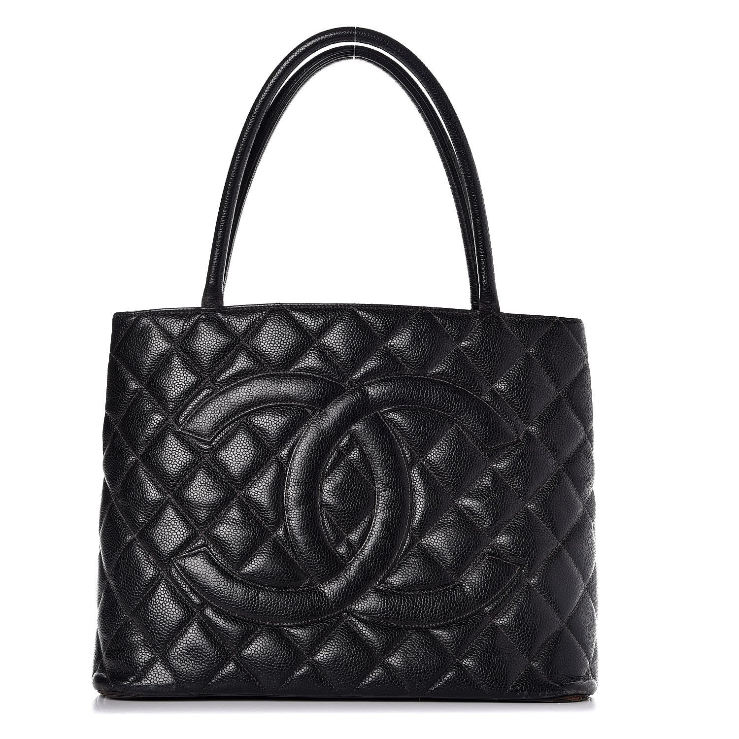 Chanel Caviar Quilted Medallion Tote Black 1 of 19
