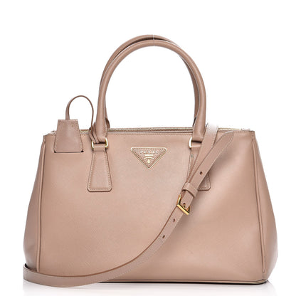 Prada Saffiano Small Galleria Double Zip Tote Cammeo 1 of 25