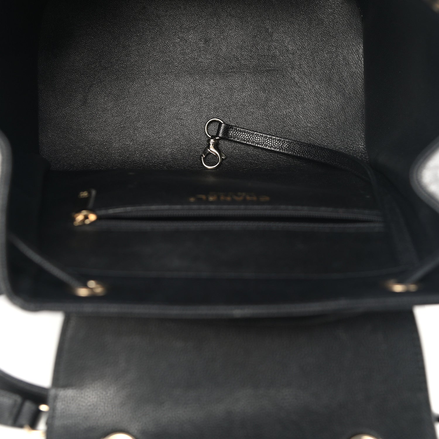 Chanel Caviar Quilted Business Affinity Backpack Black 5 of 12