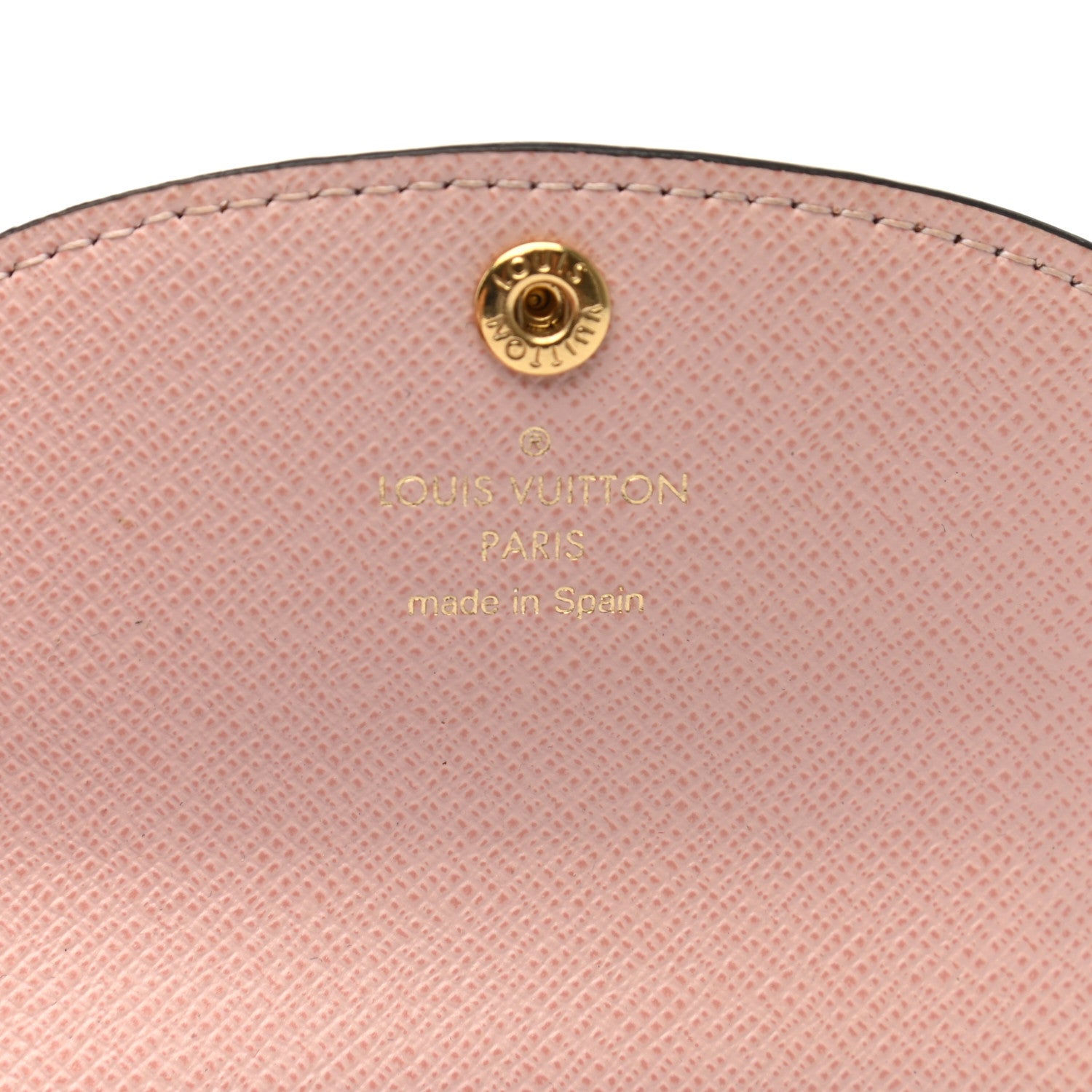 Louis Vuitton Damier Ebene Rosalie Coin Purse Rose Ballerine 6 of 7