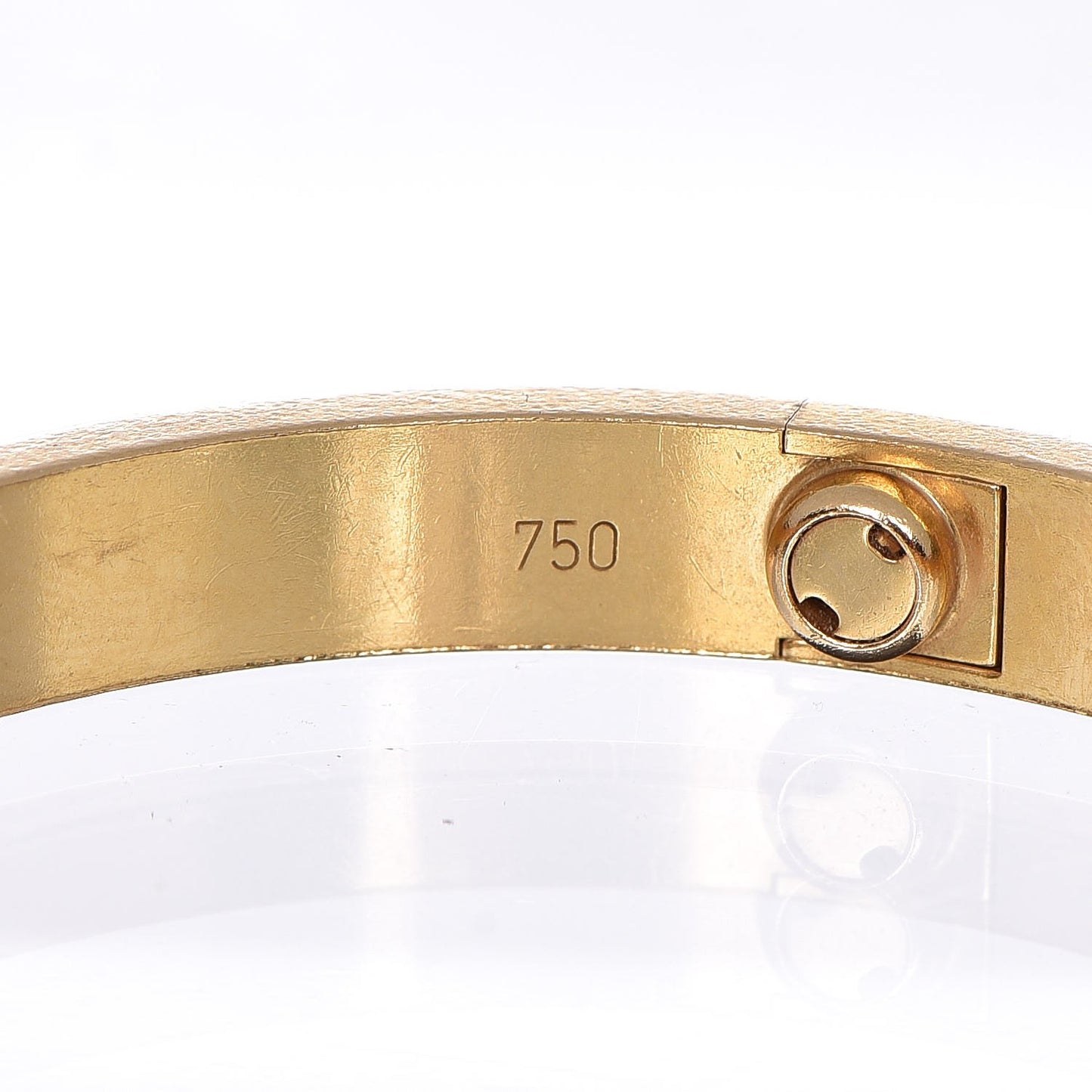 18K Yellow Gold LOVE Bracelet 17