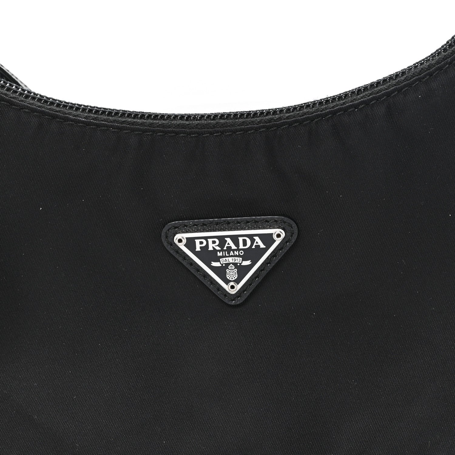 Prada Tessuto Nylon Mini Re-Edition 2000 Bag Black 8 of 10