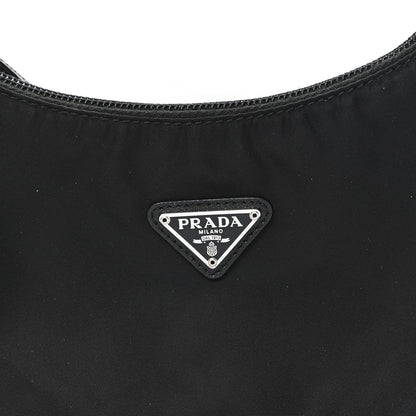 Prada Tessuto Nylon Mini Re-Edition 2000 Bag Black 8 of 10